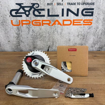 New! SRAM 1987 Limited Edition Eagle T-Type Transmission w/ Power Meter 170mm Crankset with Chainrings
