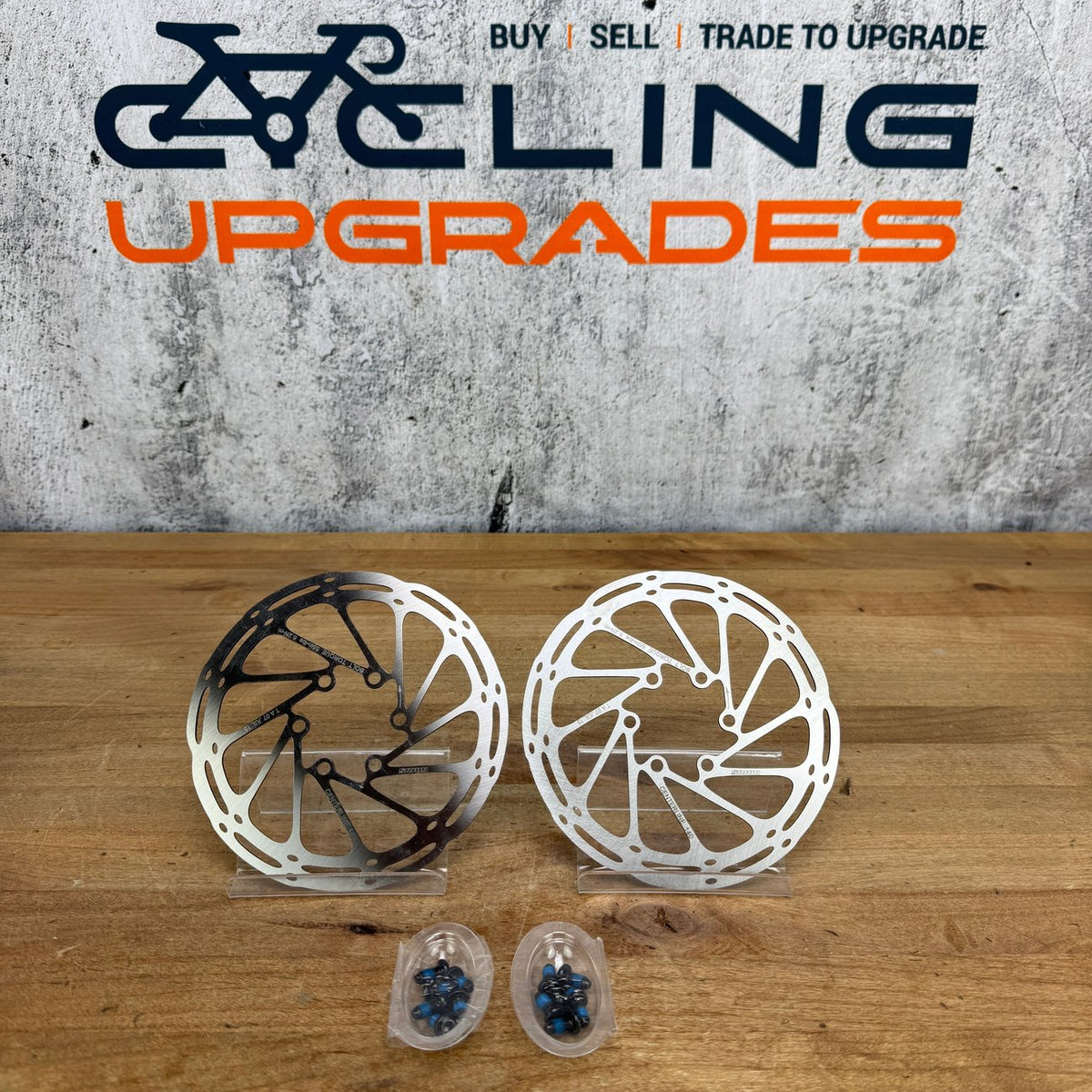 140 Disc Rotor New! SRAM CenterLine 140mm 6-Bolt Pair Disc Brake Bike Rotors 178g ...