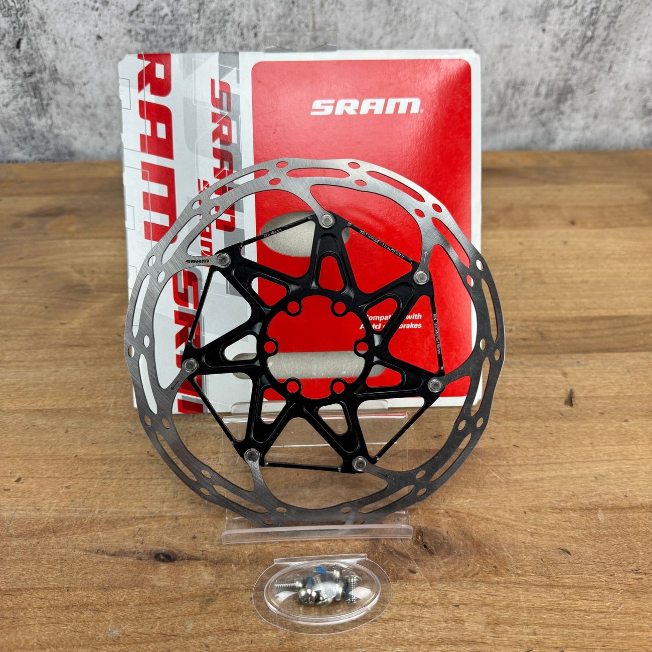 New! SRAM Centerline CLX 6-Bolt 180mm Disc Brake Rotor 122g