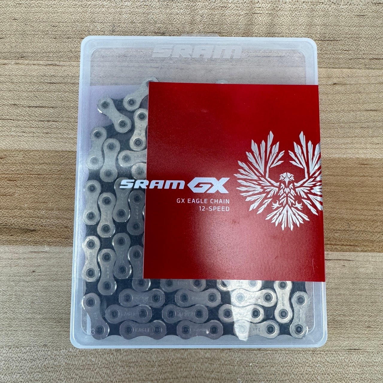 New! SRAM Eagle GX 126 Links 12-Speed Silver/Black MTB Bike Chain MSRP $45