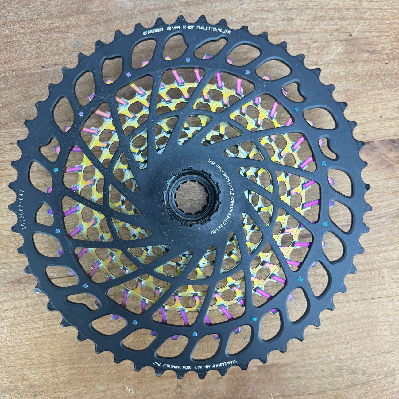New! SRAM Eagle XG-1299 Rainbow XD 10-52t 12-Speed MTB Cassette 375g