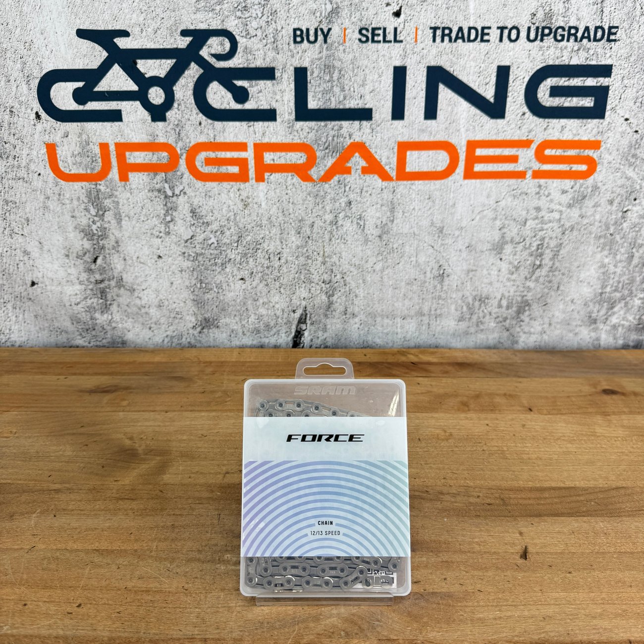 New! SRAM Force AXS E1 Flattop 12/13-Speed 114 Links Silver Bike Chain