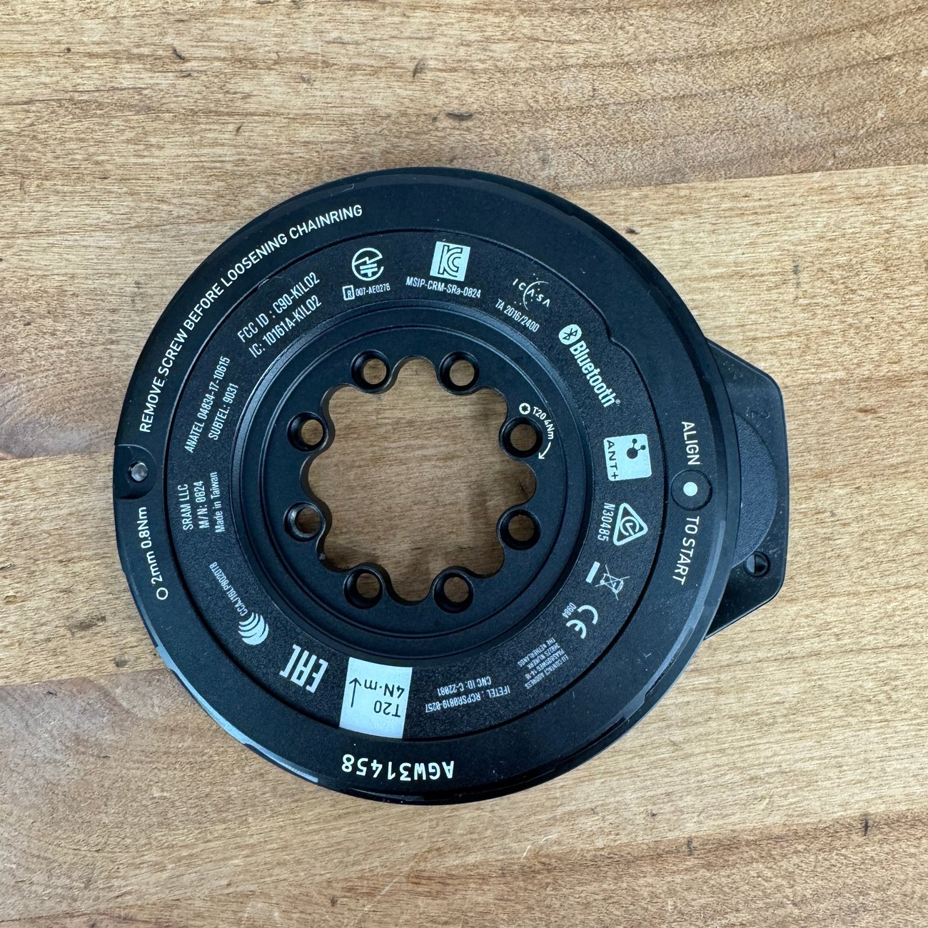 New! SRAM Red AXS XPLR E1 Thread Mount 8-Bolt Bike Power Meter