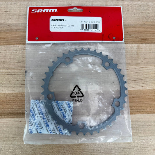 New! SRAM Red/Force 22 11 Speed 39t 130BCD 5-Bolt Bike Inner Chainring 56g