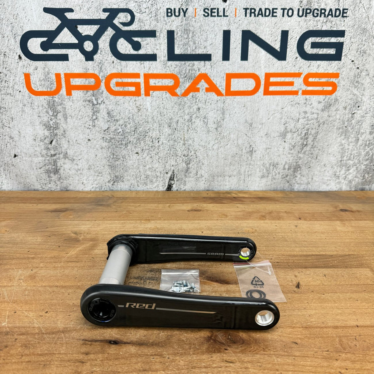 New! SRAM Red AXS E1 172.5mm DUB Carbon Bike Crankset Crank Arms 