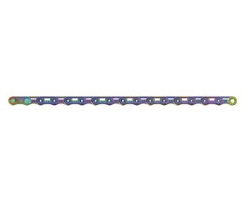 New! SRAM Red AXS E1 Flattop 12/13-Speed 126 Links Rainbow Bike Chain MSRP $120