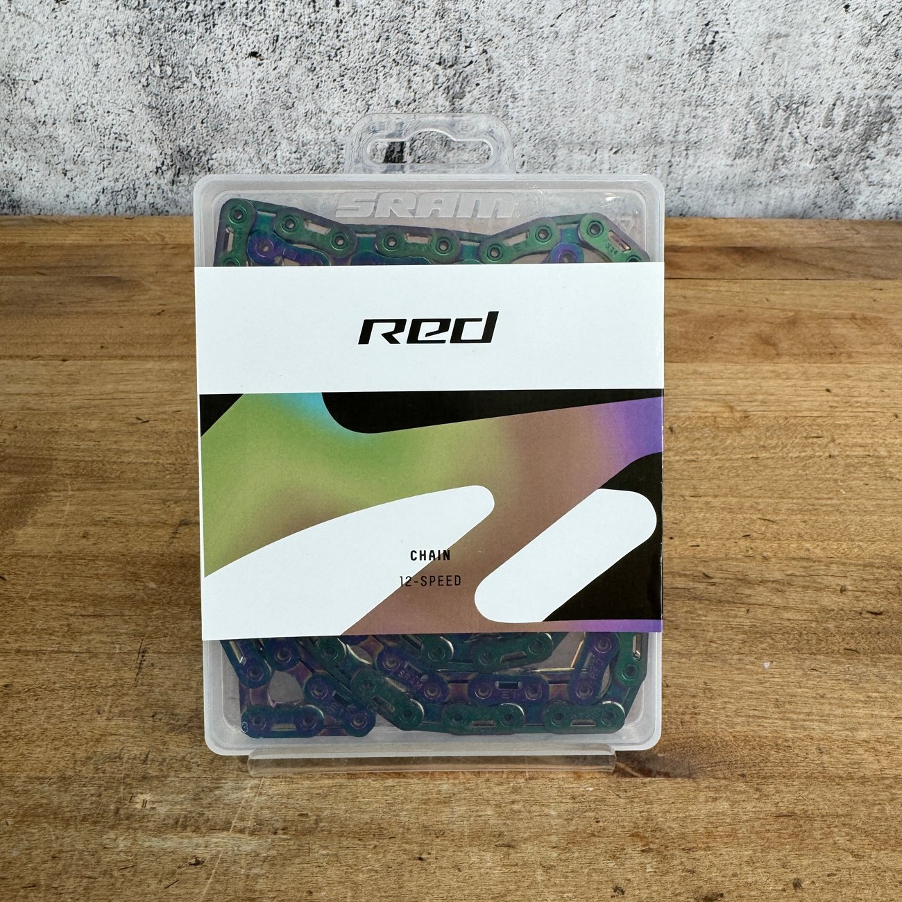 New! SRAM Red AXS E1 Flattop 12/13-Speed 126 Links Rainbow Bike Chain MSRP $120