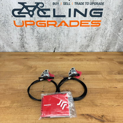 New! SRAM Red AXS E1 Flat-Mount Two-Piece Hydraulic Disc Brake Calipers w/ Lines