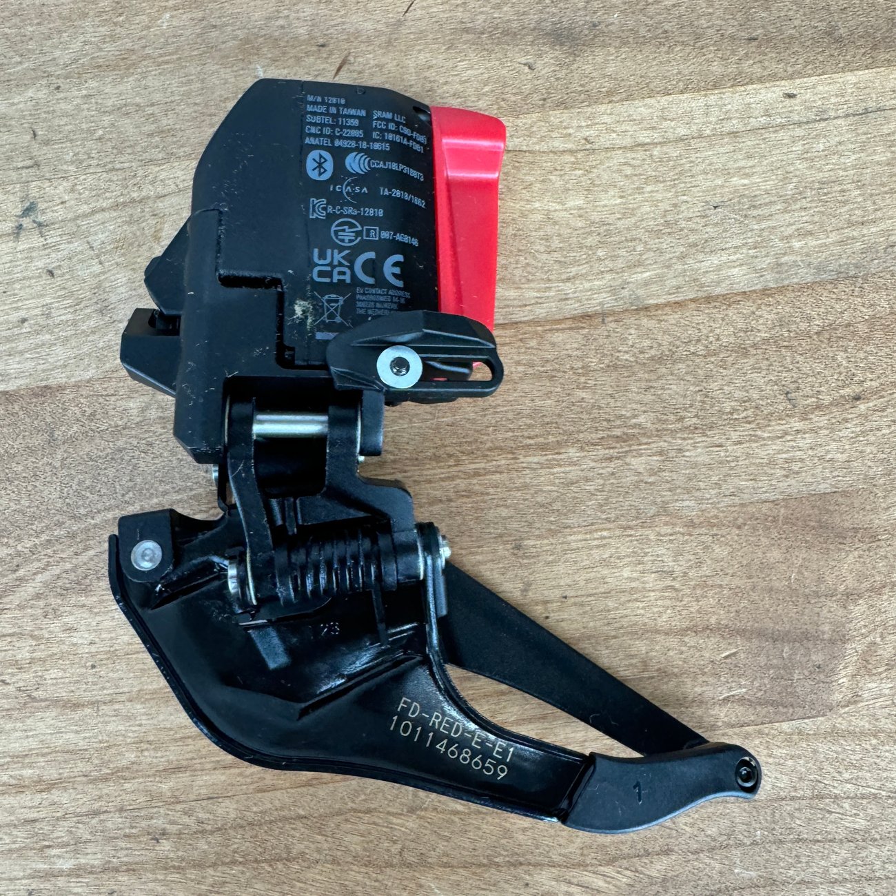 sram red etap e1 フロントディレイラー New! SRAM Red eTap AXS E1 12-Speed Bike Front Derailleur 145g No