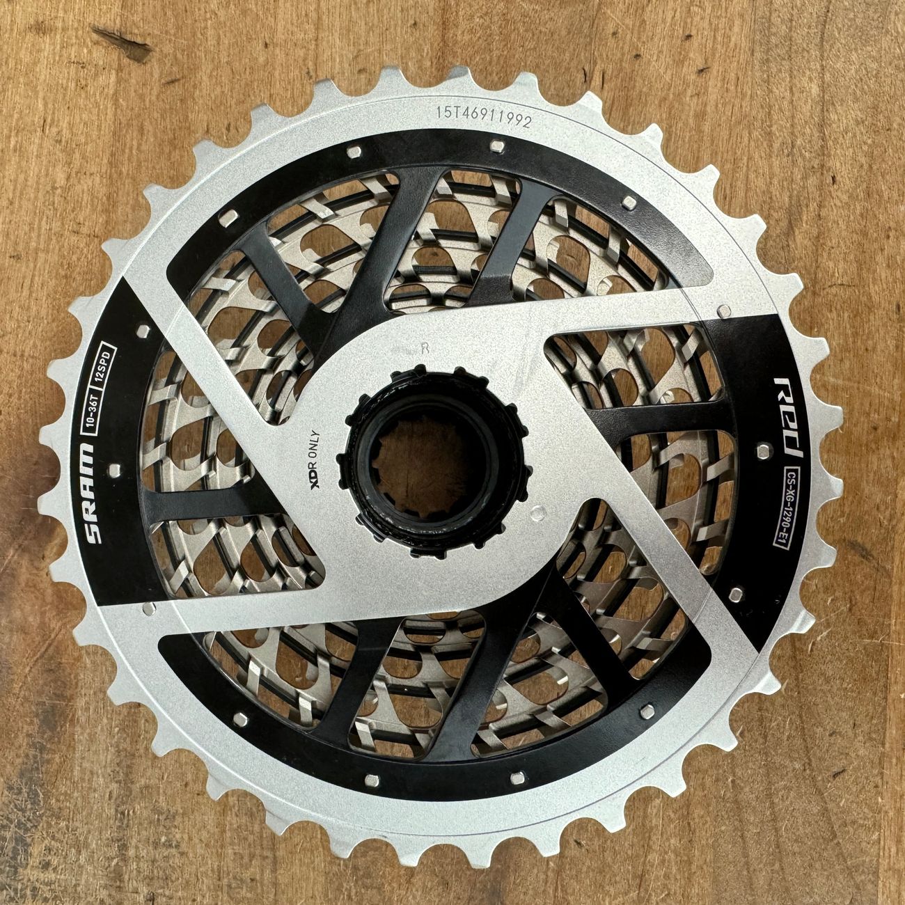 New! SRAM Red AXS E1 XG-1290 10-36t XDR 12-Speed Bike Cassette 232g