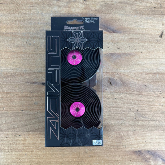 New! Supacaz Super Sticky Kush Neon Pink Handlebar Bar Tape MSRP $50