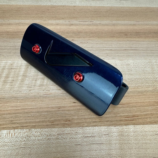 New! Trek Domane MKIV Dark Blue Metalic Downtube Storage Cover + Red Bolts
