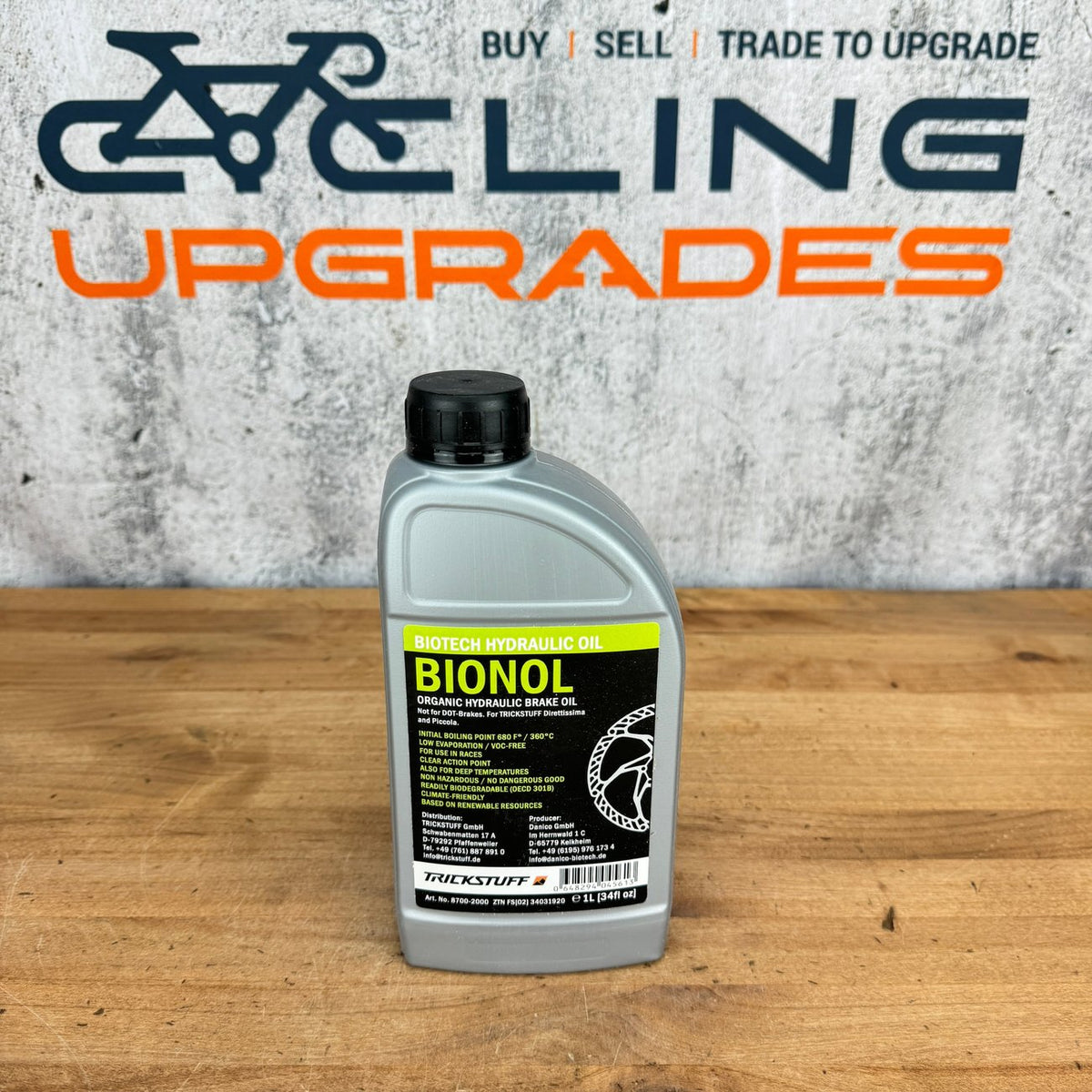 New! Trickstuff Biotech Bionol Bike Hydraulic Disc Brake Fluid Oil - 1 ...
