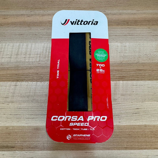 New! Vittoria Corsa Pro Speed TLR 700c x 28mm Tubeless Tanwall Single Bike Tire