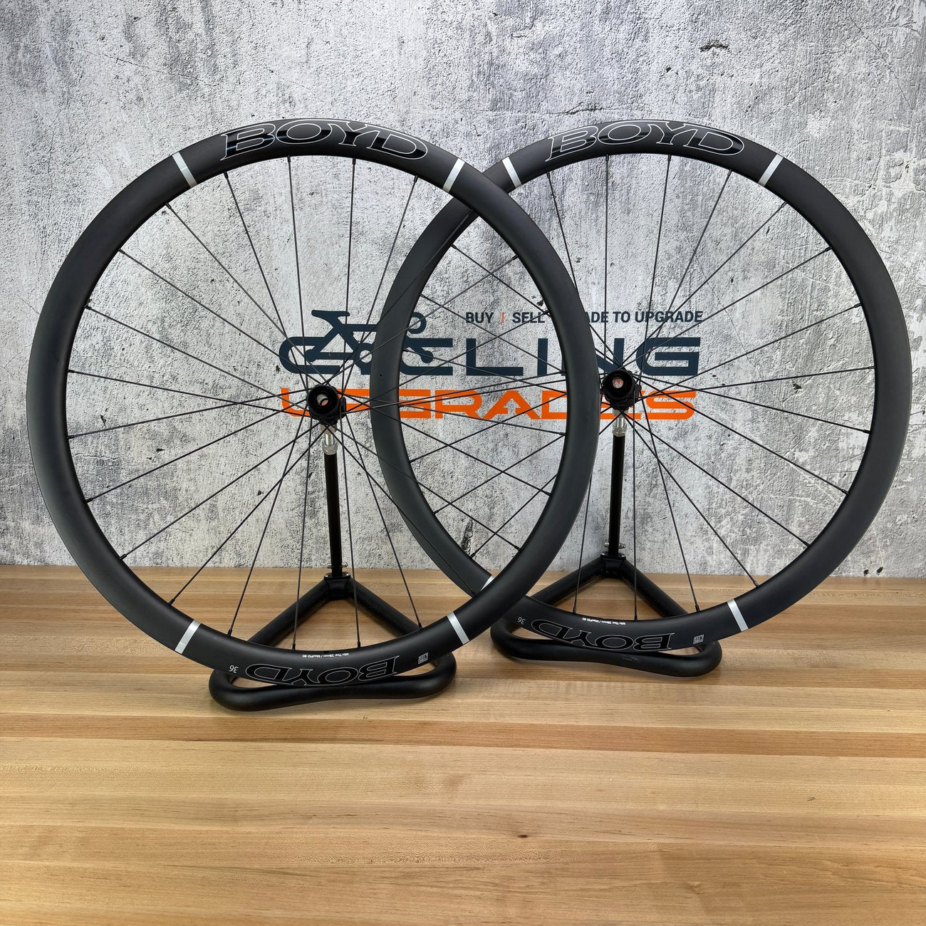 New! Boyd 36 Road SL Carbon Tubeless Disc Brake Wheelset 700c 1171g