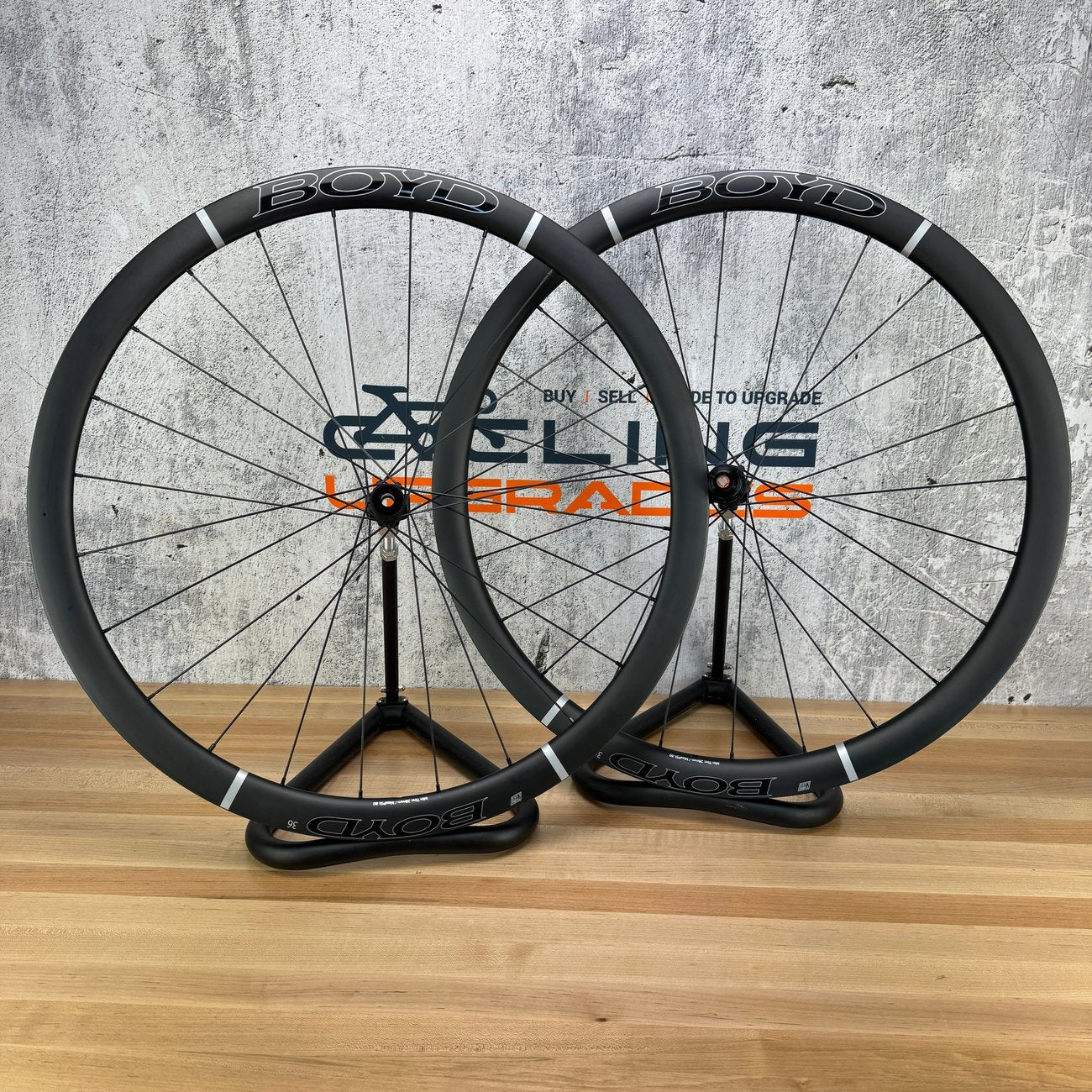 New! Boyd 36 Road SL Carbon Tubeless Disc Brake Wheelset 700c 1171g