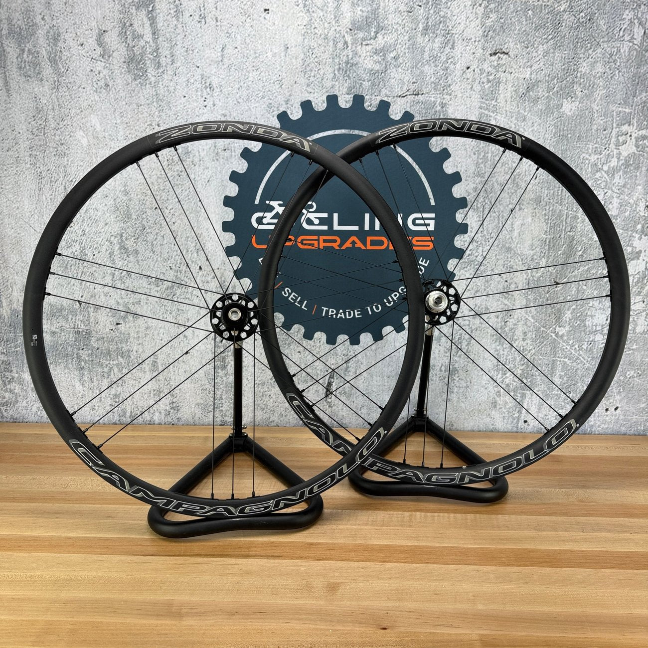 New! Campagnolo Zonda C17 Alloy Clincher Disc Brake Wheelset 700c 1645g