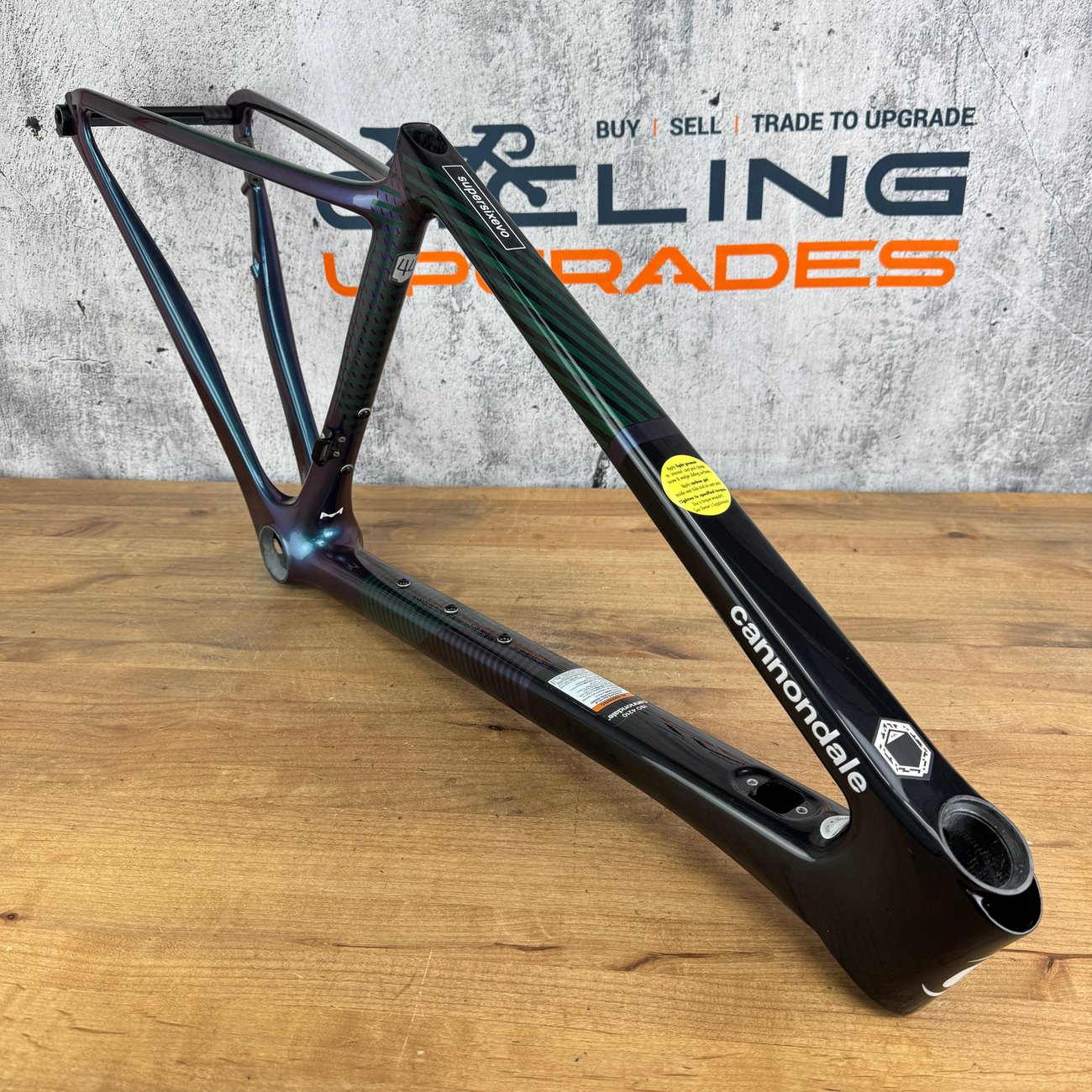 New! 2022 Cannondale SuperSix EVO Hi-Mod 44cm Carbon Disc Frameset 700c CML