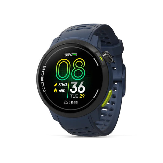 New! Coros Pace Pro GPS Sport Watch Blue Silicone Band 49g Running Watch