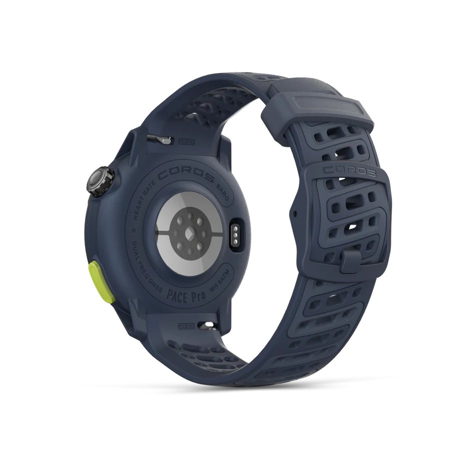 New! Coros Pace Pro GPS Sport Watch Blue Silicone Band 49g Running