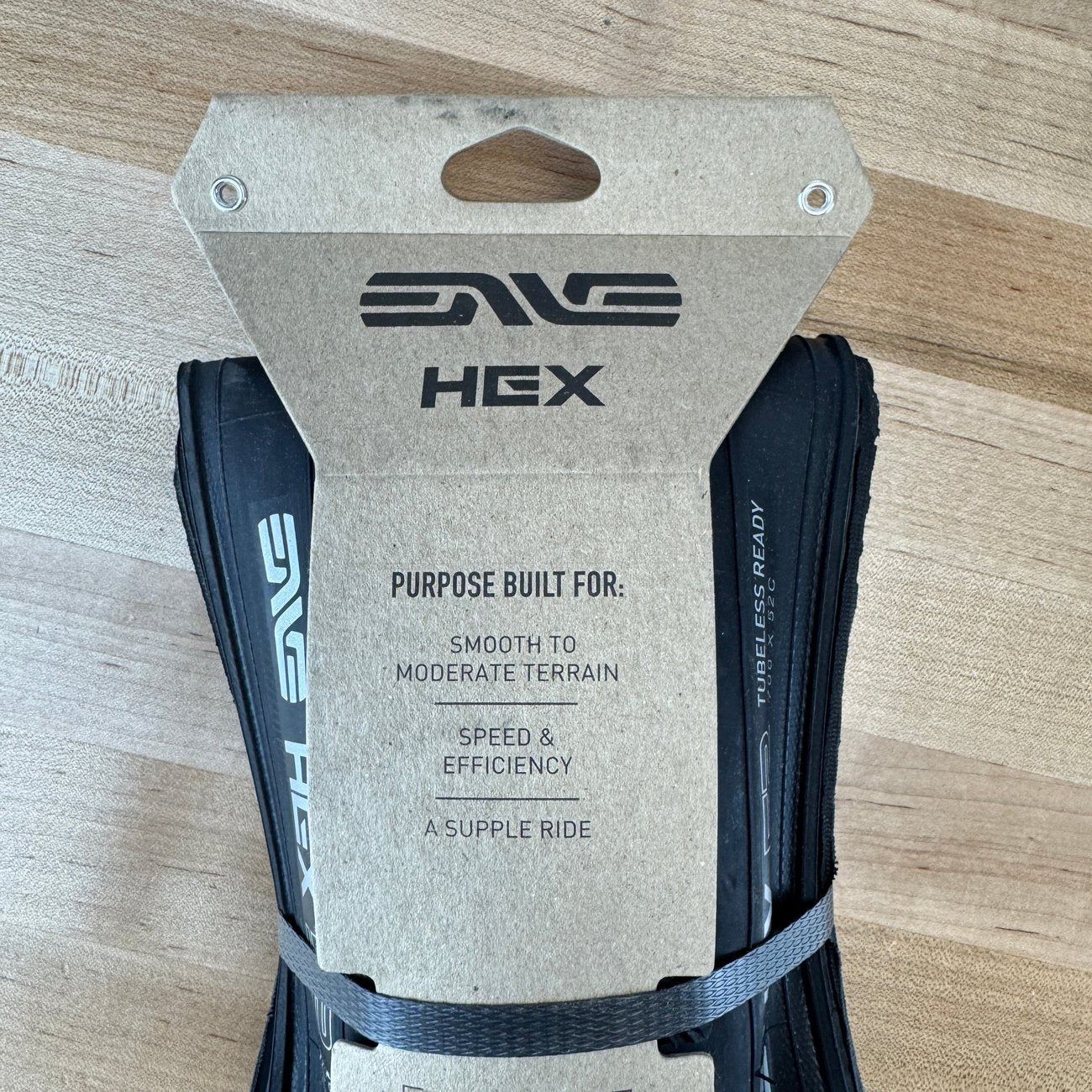 New! Enve HEX Gravel 700c Tubeless Tan/Black Bike Tire