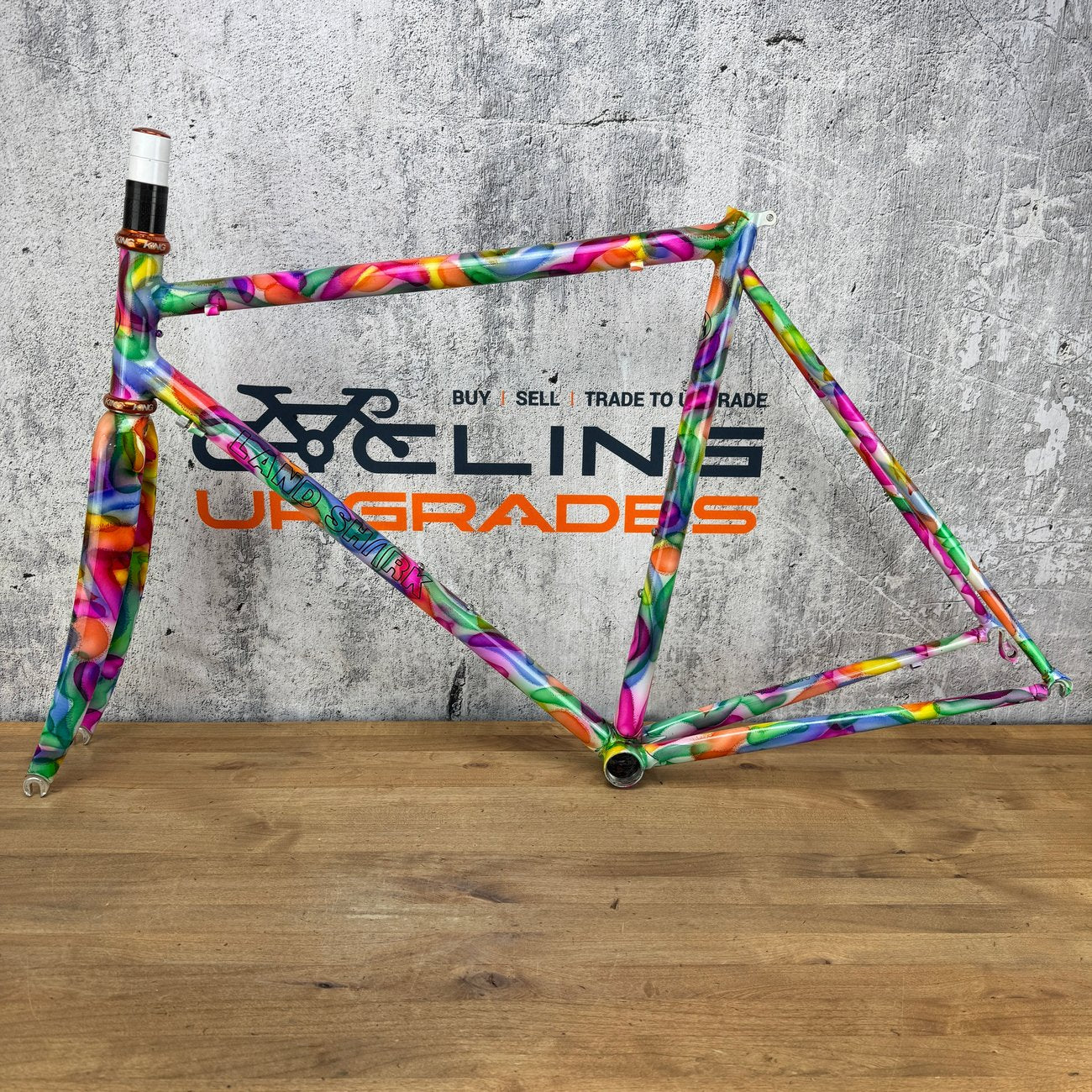 New! Landshark 54cm Rim Brake Steel Frameset 700c Chris King 2415g