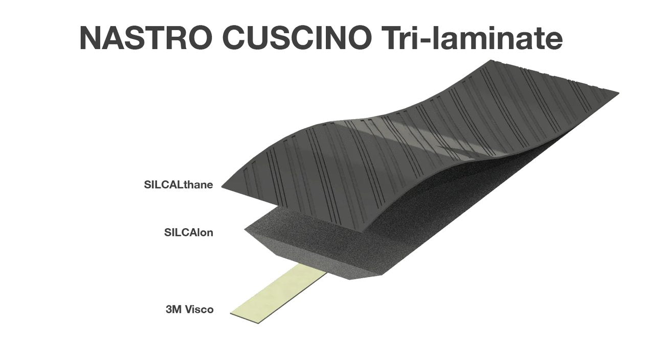 New! Silca Nastro Cuscino 3.75 Black/Black Handlebar Grip Bar Tape 3.75mm