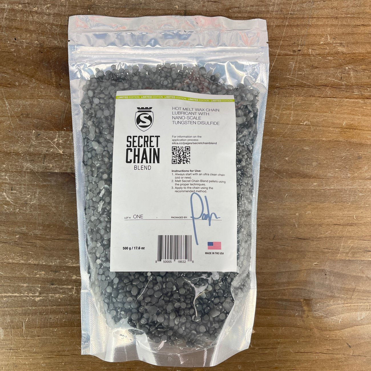 New! Silca Secret Chain Blend - Hot Wax Melt Chain Lubricant 500g/17.6 oz Bag