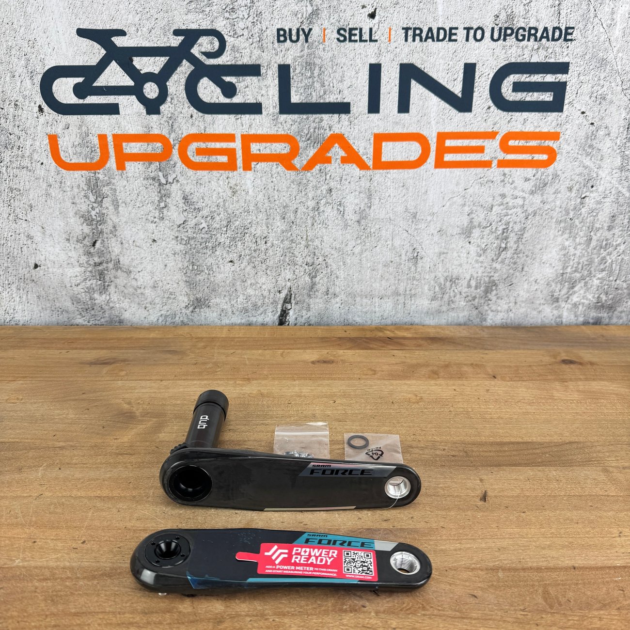 New! SRAM Force AXS E1 165mm Carbon DUB Spindle Crank Arms