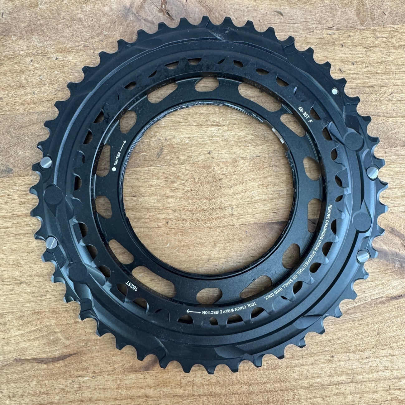 New! SRAM Force AXS E1 48/35t 12-Speed Thread-Mount Chainring Set 174g