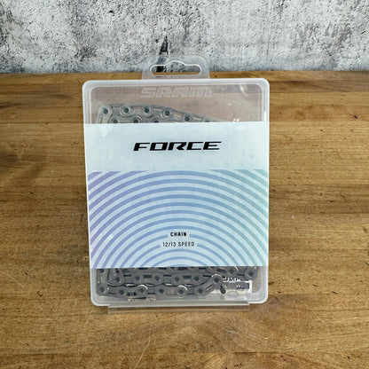 New! SRAM Force AXS E1 Flattop 12/13-Speed 126 Links Silver Bike Chain