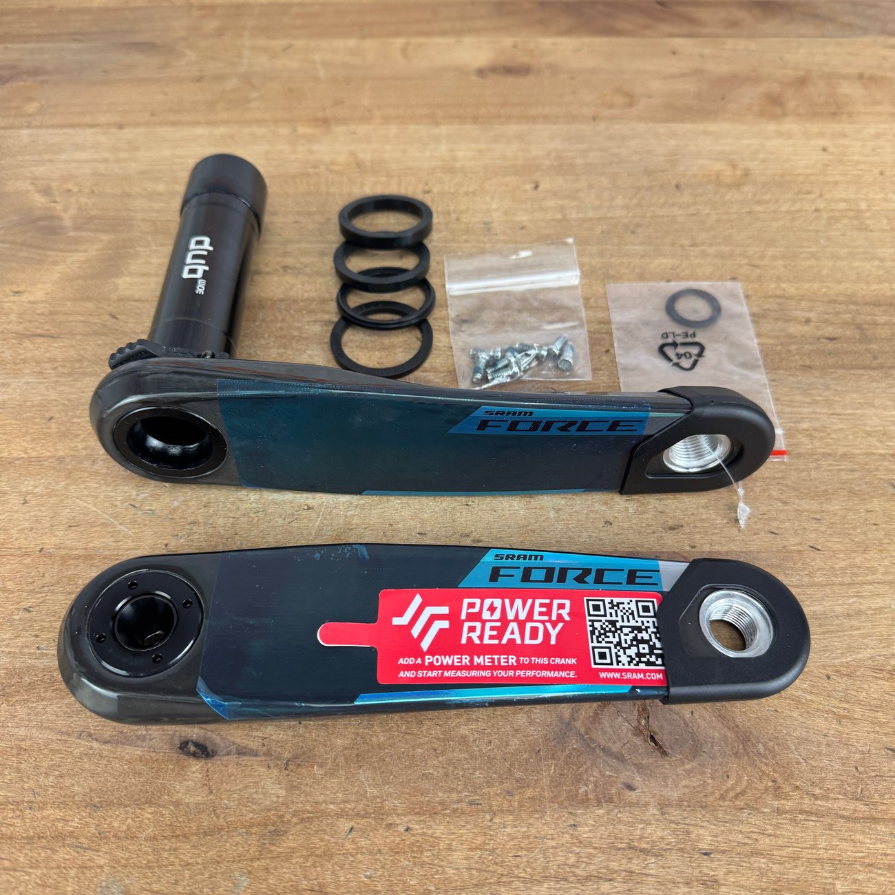New! SRAM Force AXS XPLR E1 170mm Carbon DUB Wide Crank Arms