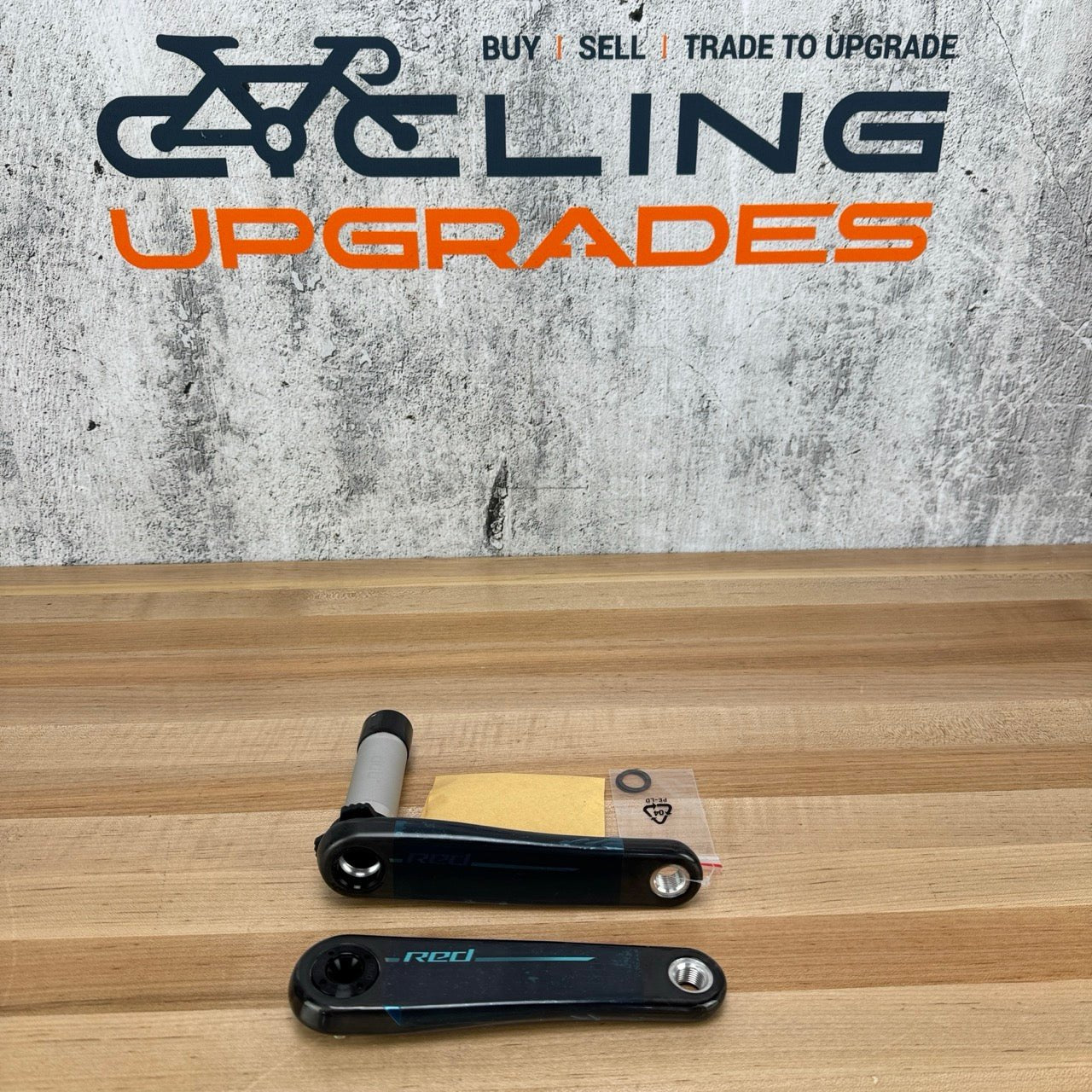New! SRAM Red AXS E1 155mm DUB SL 29mm Carbon Crankset Crank Arms 305g