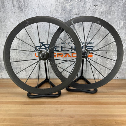 New! Lightweight Meilenstein Obermayer Schwarz Carbon Tubular Wheelset 939g