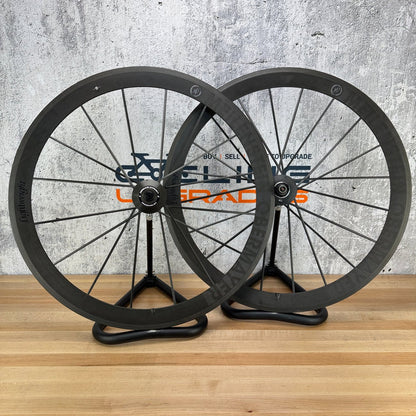 New! Lightweight Meilenstein Obermayer Schwarz Carbon Tubular Wheelset 939g