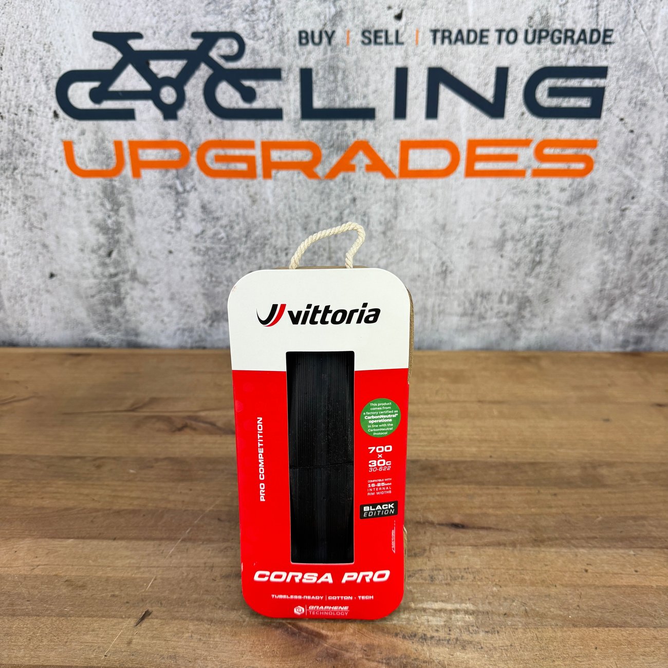 New! Vittoria Corsa Pro Graphene TLR 700c x 30mm Black Tubeless Road Bike Tire
