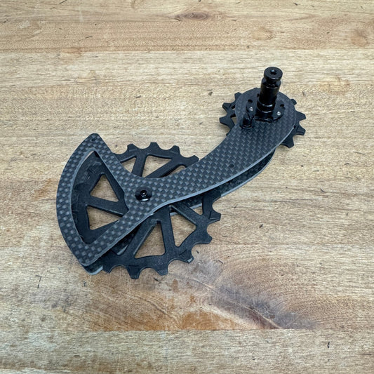 New J&L Carbon OSPW Rear Derailleur Oversized Pulley Wheels for Shimano 11-Speed