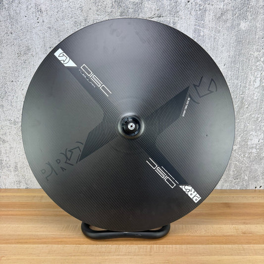 New Shimano PRO Textreme Disc Stealth Carbon Tubular TT/Tri Rim Brake Rear Wheel