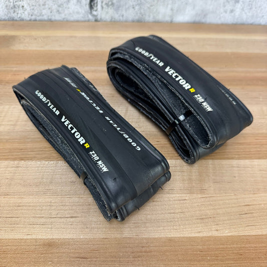 New Takeoff! Pair Goodyear Vector R Z30 NSW 700c x 30mm Tubeless Tires