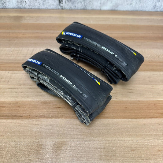New Takeoff! Pair Michelin Power Road 700c x 28mm Tubeless Bike Tires