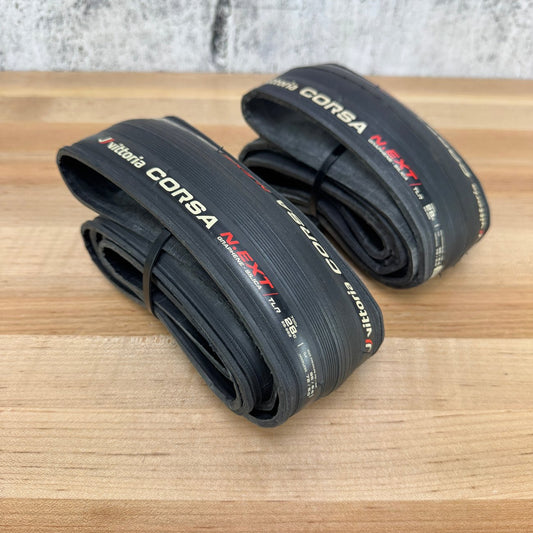 New Takeoff! Pair Vittoria Corsa N.EXT TLR 700c x 28mm Black Tubeless Bike Tires
