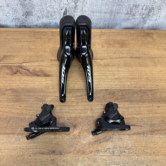 New Takeoff! Shimano 105 ST-R7120/BR-R7170 12-Spd Flat Mount Shifters + Calipers