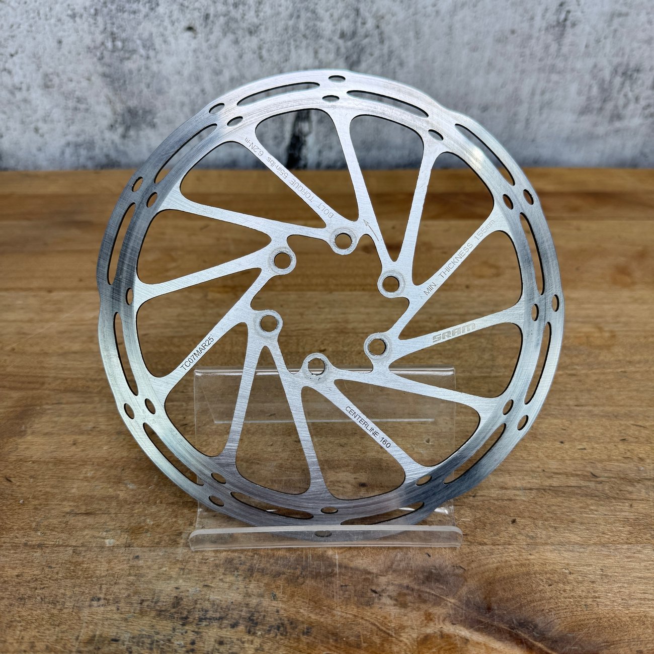 New Takeoff! SRAM CLX Centerline 6-Bolt 160mm 6-Bolt Single Rotor