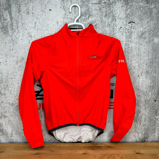 New w/ Tags! Giro Chrono Expert Men's Small Orange Rain Cycling Jacket MSRP $165
