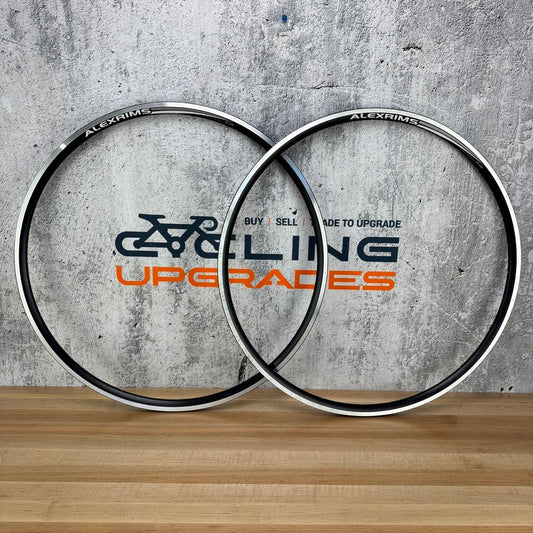 Pair Alex AT470 Alloy 32 Hole Rim Brake Clincher Bike Wheelset Rims 700c 960g