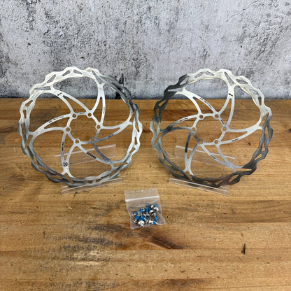 Pair Braking 180mm 6-Bolt Disc Brake Rotors 254g