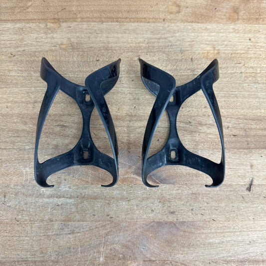 Pair Shimano Pro Carbon Bike Water Bottle Cages 44g