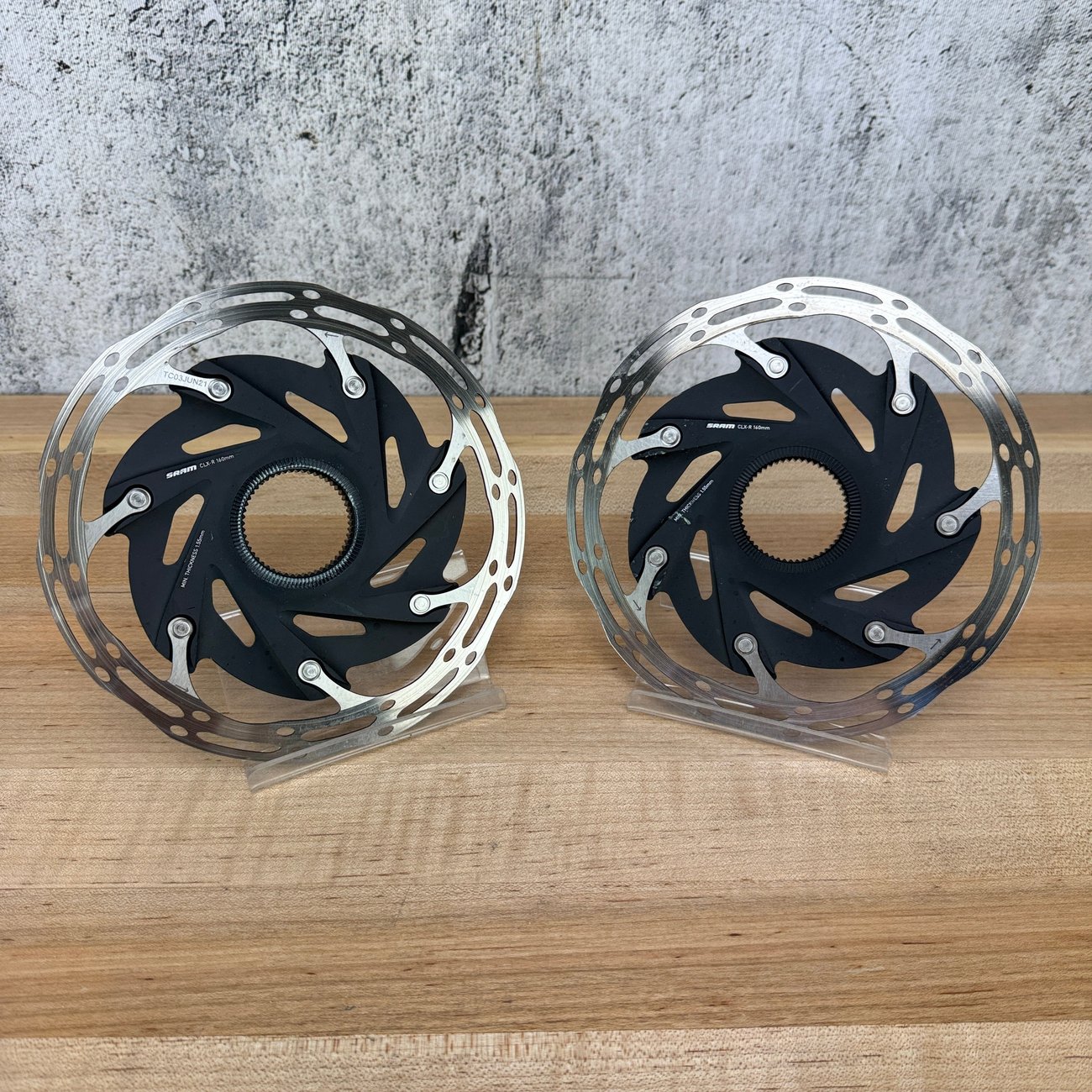 Pair SRAM Centerline CLX-R 160mm Center Lock Disc Brake Rotors