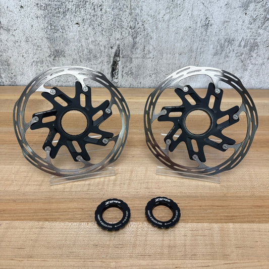 Pair SRAM Paceline X Center Lock 160mm Disc Brake Rotors + Lockrings 261g