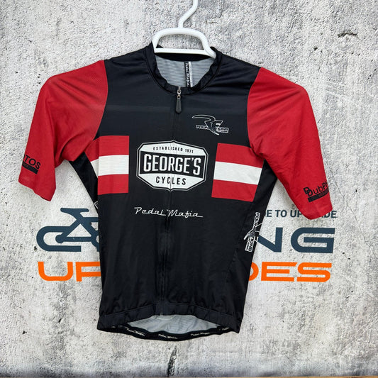 Pedal Mafia George's Cycles Short Sleeve Mens XXS Cycling Jersey